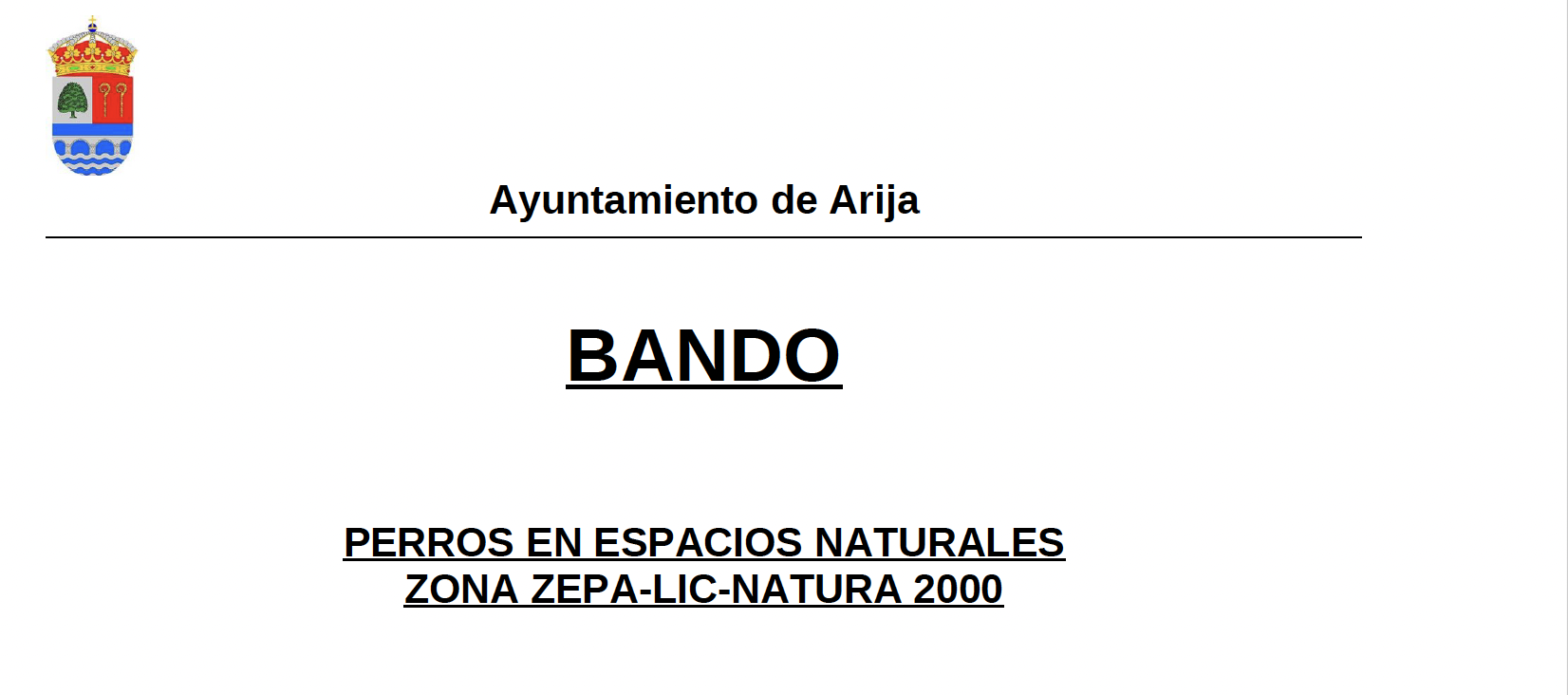 BANDO PERROS ARIJA